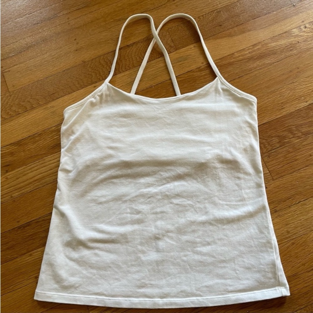 Eileen Fisher Organic Cotton Stretch Jersey Camisole Tank Top XS